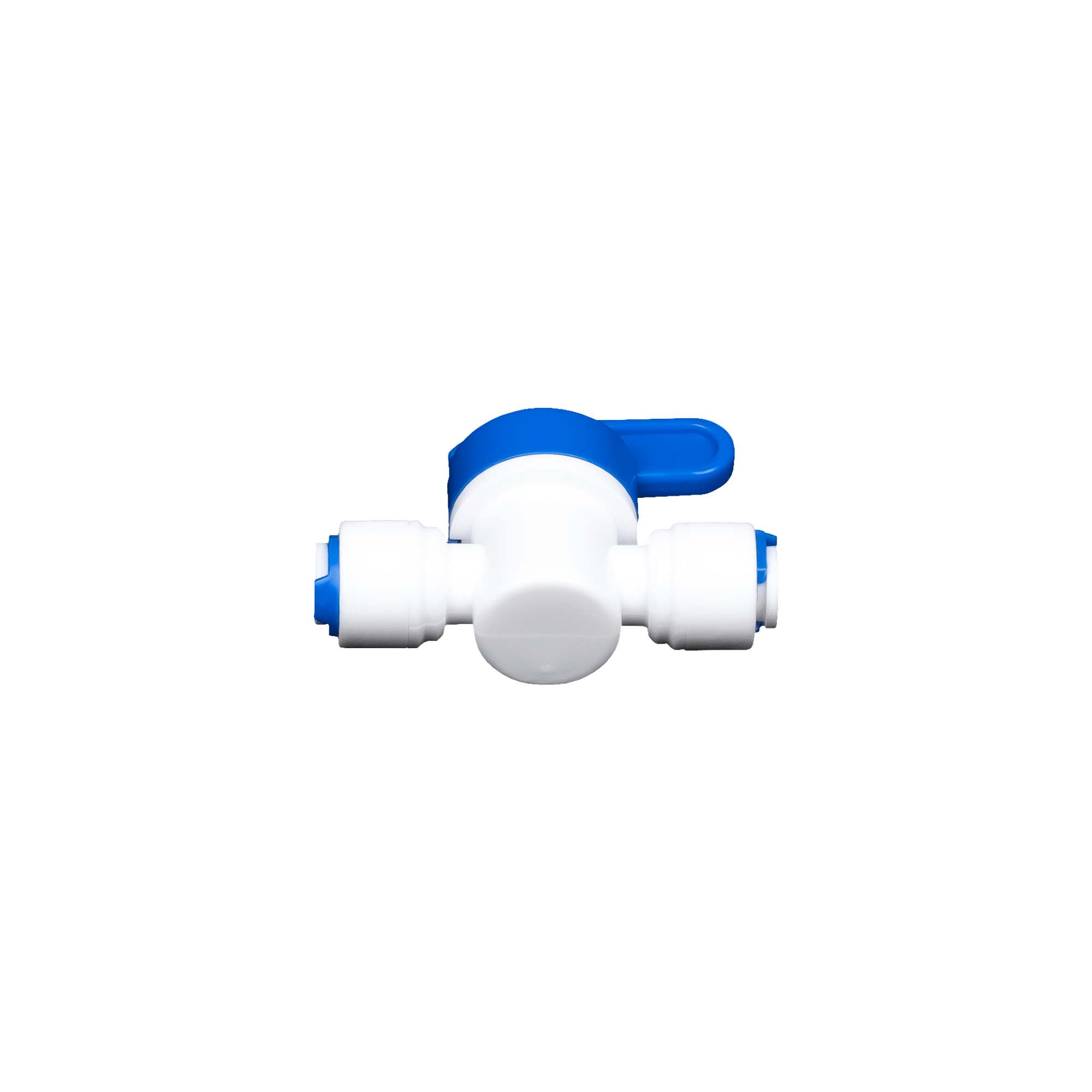 Conector Engate Rápido 1/4" para 1/4" com Válvula Branco Hidrofiltros - Imagem 4